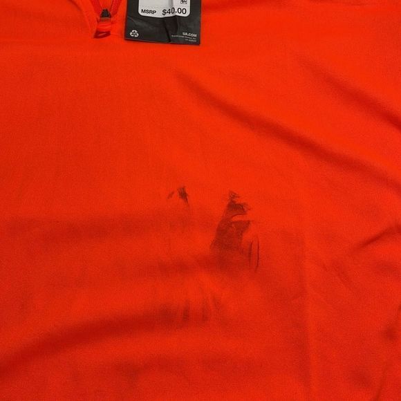 Under Armour Men's Tech 2.0 1/2 Zip Sweater - Phoenix Fire - S - Picture 10 of 10